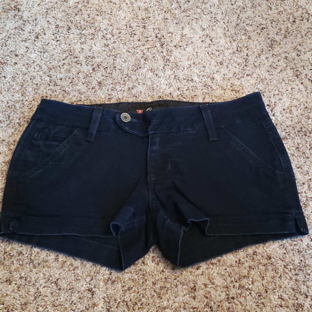 Guess jean shorts sz 24 dark indigo
